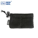 NICEHCK eHCK Black Universal Drawstring Earbud Mesh Bag Earphone Organizer Storage Pouch