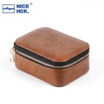 NICEHCK Net Pocket Portable PU Case Large Capacity Zipper Earbud Storage Box Cable Organizer Earphone Accessories