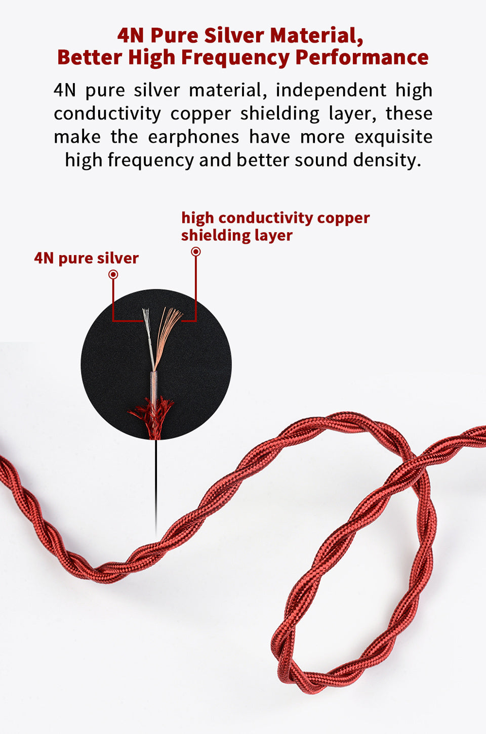 NICEHCK RedAg 4N Silver Cable hifiheavenbd.com 12