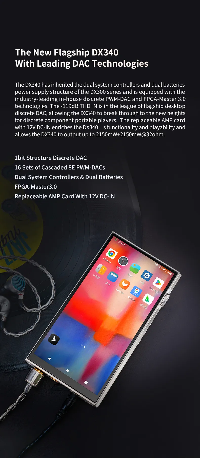 iBasso DX340 – Flagship Portable Digital Audio Player hifiheavenbd.com 2