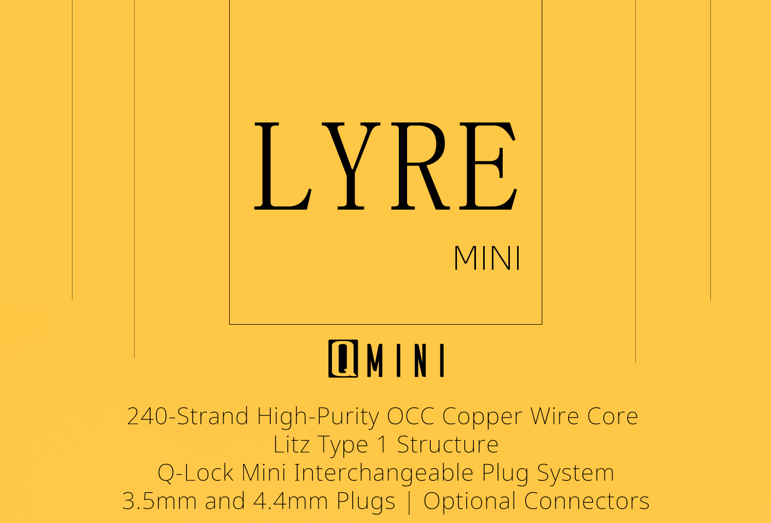 DUNU Lyre Mini 240 Strand High Purity OCC Earphone Cable with Q Lock Mini hifiheavenbd.com
